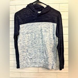 Navy and Light Blue Hoodie - Boys 14/16